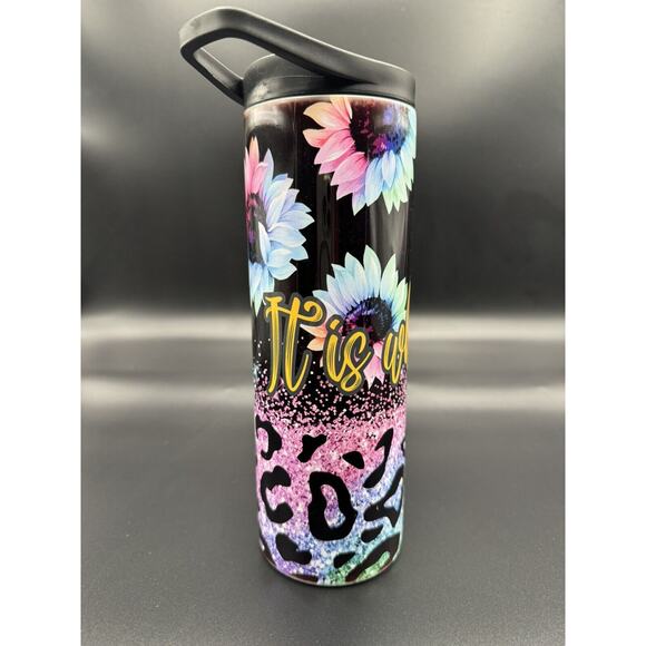 Handmade Other - 20oz skinny tumbler CUSTOM MADE stainless steel with Flip‎ Top Sports Lid